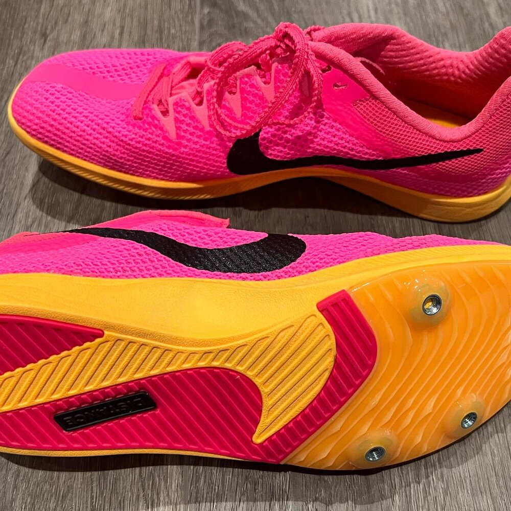 Brand NEW Nike Rival Distance Spikes PINK!